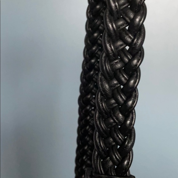 HAYDEN-HARNETT BLACK BRAIDED LYLA CROSSBODY BAG - Picture 11 of 11